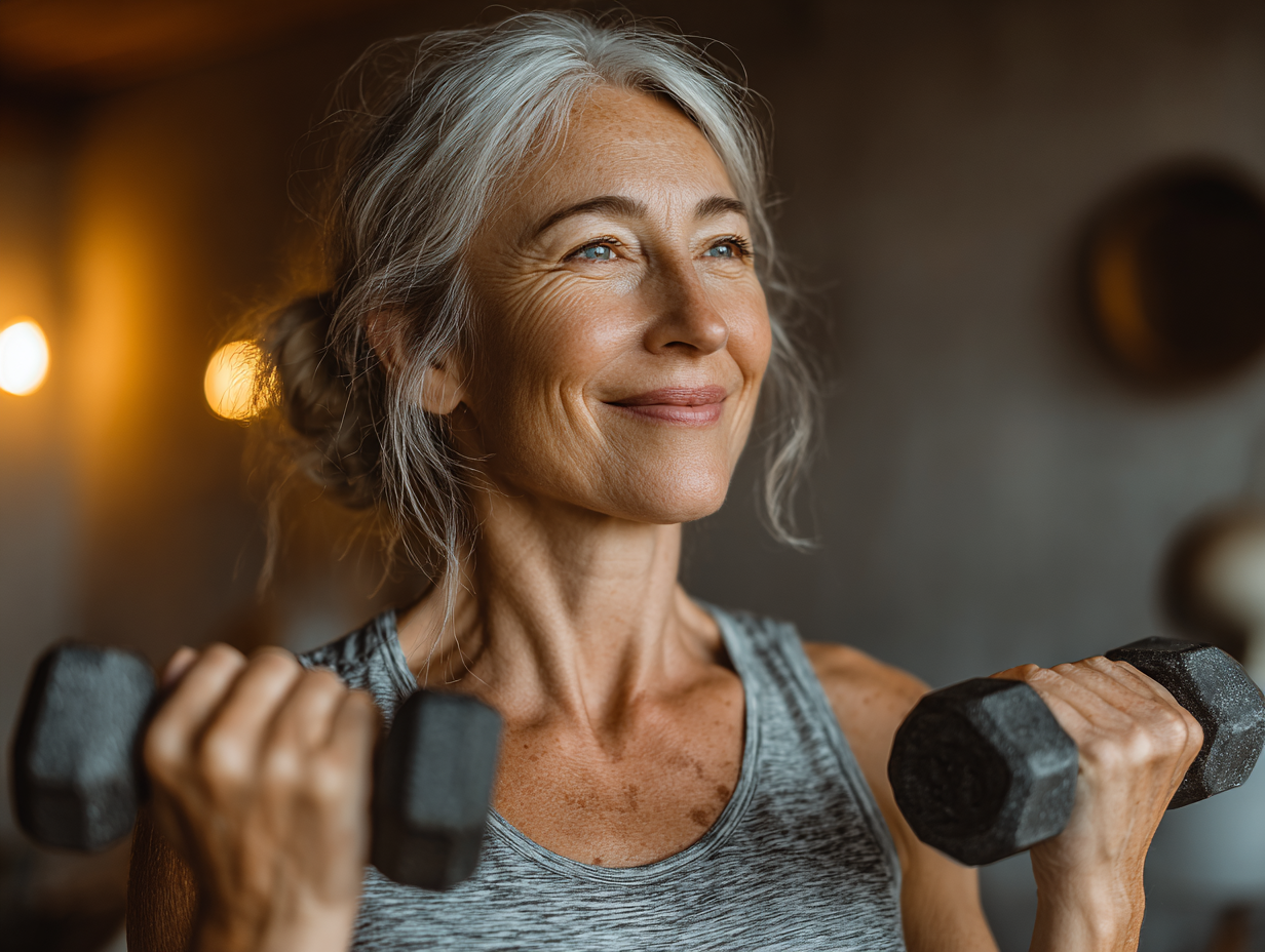 Консультація спеціаліста з фізіотерапії з літньою людиною